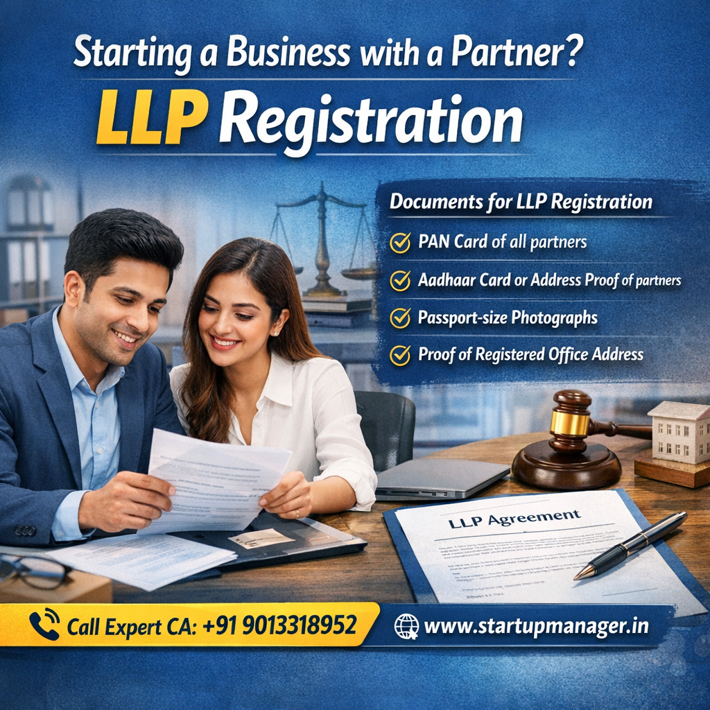 LLP Registration Online India | LLPIN + PAN + TAN in 15 Days
